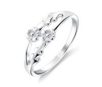 Flowers Silver designed Ring NSR-4058